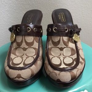Coach Shoes - EUC, Authentic Coach Jodey Mule! Coach Shoes - EUC, Authentic Coach Jodey Mule!